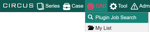 Menu: Plug-in Job Search
